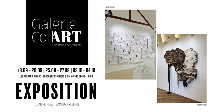 Facebook Post Galerie CollART Liliane Mombach et Sandra Resende