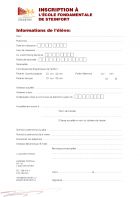 Inscription à l
