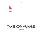 Taxes communales
