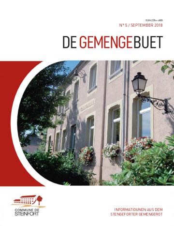 De Gemengebuet N°5 September  2018