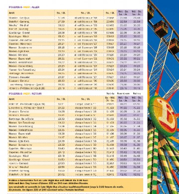 Horaires - Fouerbus West