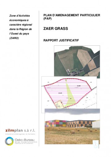 PAP ZARO Grass - rapport justificatif