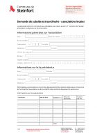 FR - Demande subside extraordinaire associations locales 2020