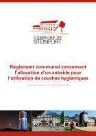 Règlement communal concernant les couches hygièniques