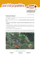 Avis - CHANTIER - Rue de Hagen à Kleinbettingen