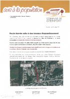 Avis - CHANTIER - Rue de l