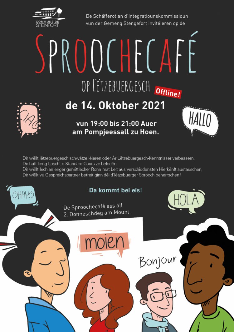 Sproochecafé Flyer Oktober H