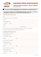 DE - Anfrage eines ordentlichen Zuschlags für Vereine 2021