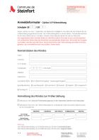 DE - Einschreibeformular zur Früherziehung