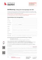 Beihilfeantrag - Zahlung einer Teuerungszulage (subvention de vie chère 2023)