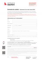 Subvention de vie chère 2023