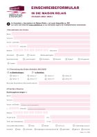 DE - Einschreibeformular in die Maison Relais - Schuljahr 2022-2023