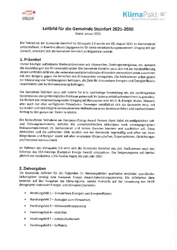 2022 Leitbild Klimapakt 2.0 Version signée