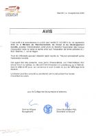 Commodo-incommodo - arrêté n°3210019 - Adm. communale de Steinfo