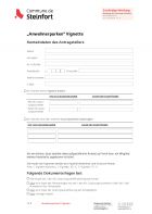 Anwohnerparken Vignette - Demande d