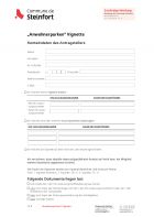 DE - Anwohnerparken Vignette - Demande d