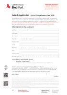 Subsidy Application - Cost-of-living allowance (subvention de vie chère 2023)
