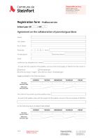 Registration form Pedibus