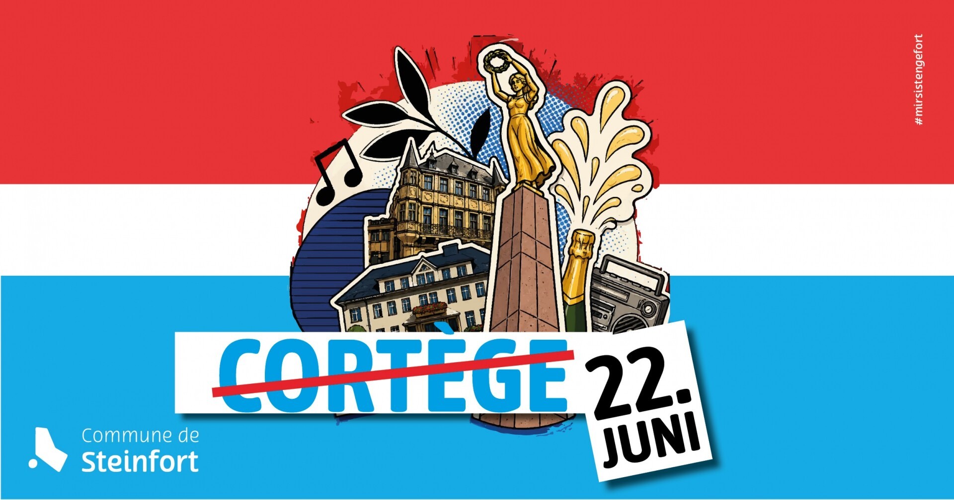 Cortège annule Virowend vum Nationalfeierdag 2026