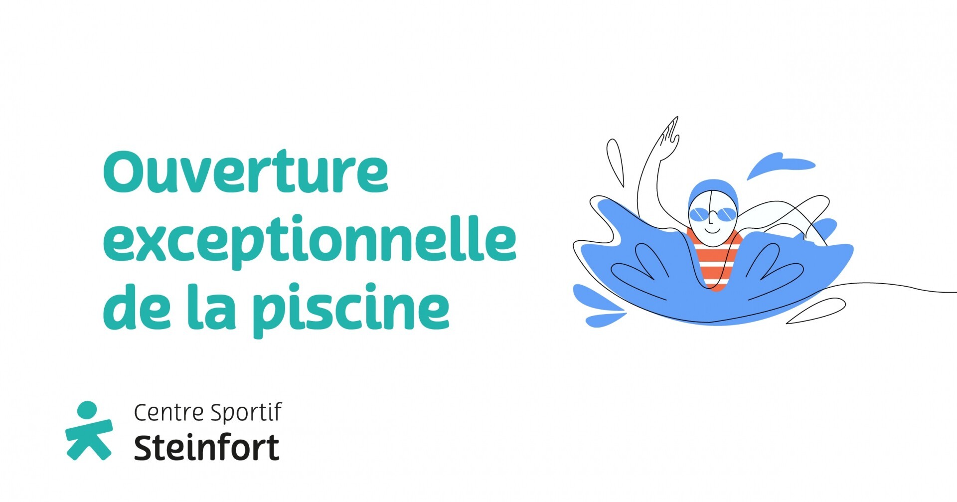 Facebook Posts ouverture exceptionelle de la piscine